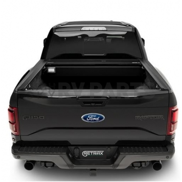 Retrax Tonneau Cover Hard Power Retractable Black Matte Powder Coated Aluminum - 90335-1