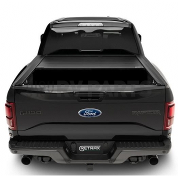 Retrax Tonneau Cover Hard Power Retractable Black Matte Powder Coated Aluminum - 90335-2