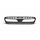 Seibon Carbon Grille - Gloss Black Carbon Fiber - 6073