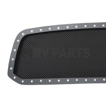 Smittybilt Grille - Powder Coated Black Stainless Steel - 615803-1