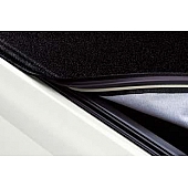 Lund International Tonneau Cover Soft Roll-Up Black Matte Canvas/ Twill Weaved Fabric - 99874