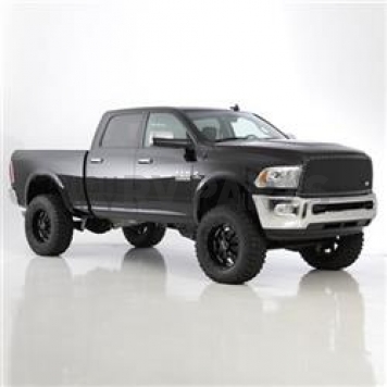 Smittybilt Grille - Satin Powder Coated Black Stainless Steel - 615804