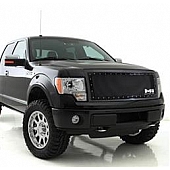 Smittybilt Grille - Powder Coated Black Stainless Steel - 615820