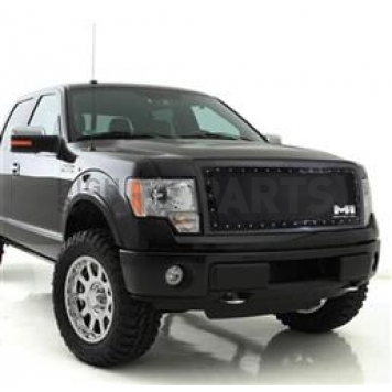 Smittybilt Grille - Powder Coated Black Stainless Steel - 615820