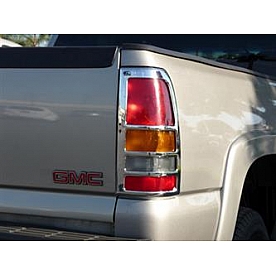 TFP (International Trim) Tail Light Molding - D-Style Chrome Plated - 301D