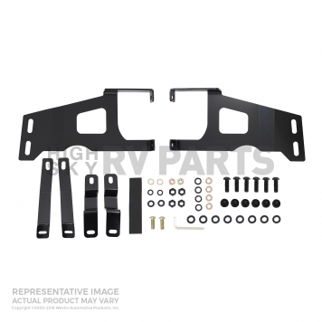 Westin Automotive Bull Bar Tube 3-1/2 Inch Black Powder Coated  Steel - 3231045-4