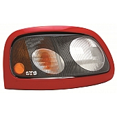GT Styling Headlight Cover - Composilite Carbon Fiber Full Cover Set Of 2 - 961865