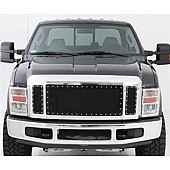 Smittybilt Grille - Black Stainless Steel - 615843