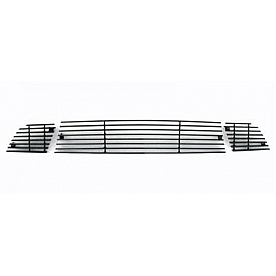 Street Scene Bumper Grille Insert Black Aluminum - 95085997