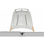 Extreme Dimensions Hood - Primered Fiberglass Gray - 108726