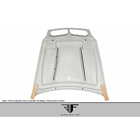 Extreme Dimensions Hood - Primered Fiberglass Gray - 108726