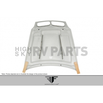 Extreme Dimensions Hood - Primered Fiberglass Gray - 108726