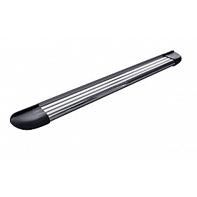Romik USA Running Board Silver Aluminum Stationary - 22110418