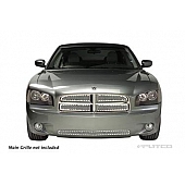 Putco Bumper Grille Insert  Polished Silver Stainless Steel - 84433