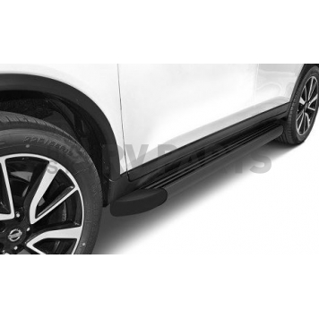 Romik USA Running Board Black Anodized Aluminum Stationary - 22111419-1