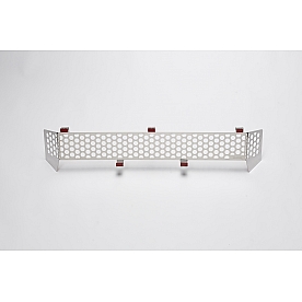 Putco Bumper Grille Insert Punch Polished Silver Stainless Steel - 85175