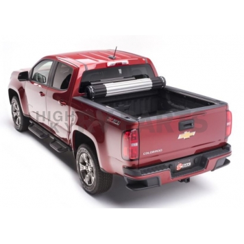 BAK Industries Tonneau Cover Hard Roll-Up Black Gloss Aluminum/ Vinyl - 39125-2