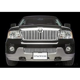 Putco Bumper Grille Insert FX Vertical Bars Polished Silver Stainless Steel - 65704
