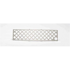 Putco Bumper Grille Insert Diamond Polished Silver Stainless Steel - 82182FP