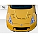 Extreme Dimensions Hood - Primered Fiberglass Black - 108267