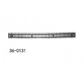 Paramount Automotive Bumper Grille Insert Vertical Overlay Bare Silver Aluminum - 360131