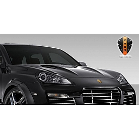 Extreme Dimensions Hood - Primered Fiberglass Black - 108276