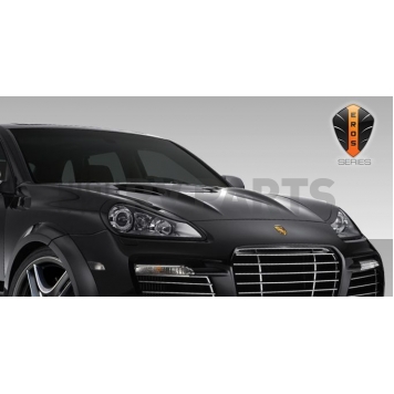 Extreme Dimensions Hood - Primered Fiberglass Black - 108276