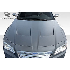 Extreme Dimensions Hood - Primered Fiberglass Black - 108328