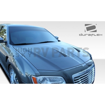 Extreme Dimensions Hood - Primered Fiberglass Black - 108328-1