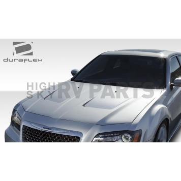 Extreme Dimensions Hood - Primered Fiberglass Black - 108328-2