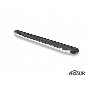 Romik USA Running Board Polished Aluminum Stationary - 52216418