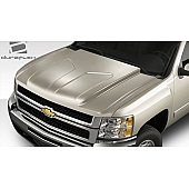 Extreme Dimensions Hood - Primered Fiberglass Black - 107944