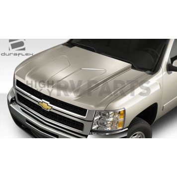 Extreme Dimensions Hood - Primered Fiberglass Black - 107944