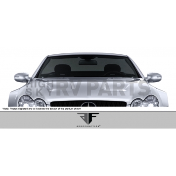 Extreme Dimensions Hood - Primered Fiberglass Gray - 108042-1