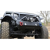 Iron Cross Bumper 1-Piece Stubby Base Steel Natural - RAWGP1200