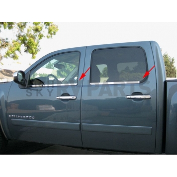 TFP (International Trim) Window Trim - Polished Stainless Steel Silver - 35785BL