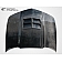 Extreme Dimensions Hood - Gloss Carbon Fiber Black - 108186