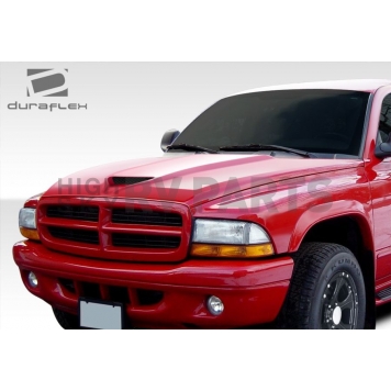 Extreme Dimensions Hood - Primered Fiberglass Black - 108236-1