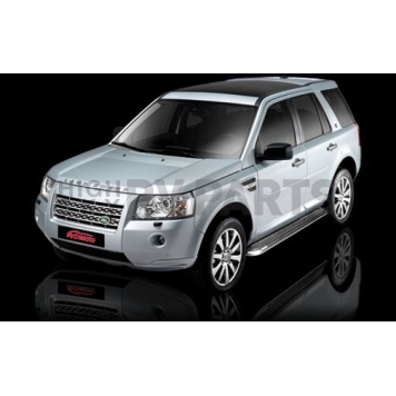 Romik USA Running Board Polished Steel Stationary - 12008418