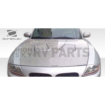 Extreme Dimensions Hood - Primered Fiberglass Black - 107183-1