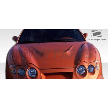 Extreme Dimensions Hood - Primered Fiberglass Black - 107186