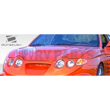 Extreme Dimensions Hood - Primered Fiberglass Black - 107186-2