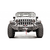 Fab Fours Bumper Lifestyle 1-Piece Design Steel Black - JL18B46511