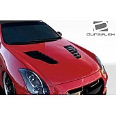 Extreme Dimensions Hood - Primered Fiberglass Black - 107816