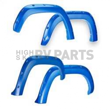 EGR Fender Flare - Blazing Blue - Vehicle Color Code 8T0 ABS Plastic Primered Set Of 4 - 7950848T0