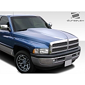 Extreme Dimensions Hood - Primered Fiberglass Black - 107902