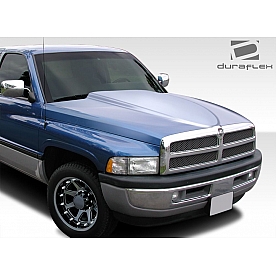 Extreme Dimensions Hood - Primered Fiberglass Black - 107902
