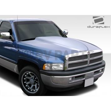 Extreme Dimensions Hood - Primered Fiberglass Black - 107902