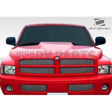 Extreme Dimensions Hood - Primered Fiberglass Black - 107902-1