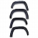 EGR Fender Flare - Magnetic Gray - Vehicle Color Code 1G3 ABS Plastic Primered Set Of 4 - 7954941G3
